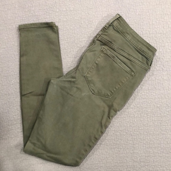 Old Navy Olive Green Skinny Jeans - Picture 4 of 4